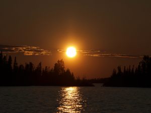 Esnagami Lake Sunset