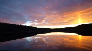 Petersen Lake - Evening Colours