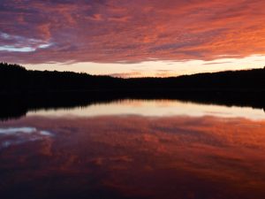 Petersen Lake - Evening Colours